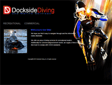 Tablet Screenshot of docksidediving.com
